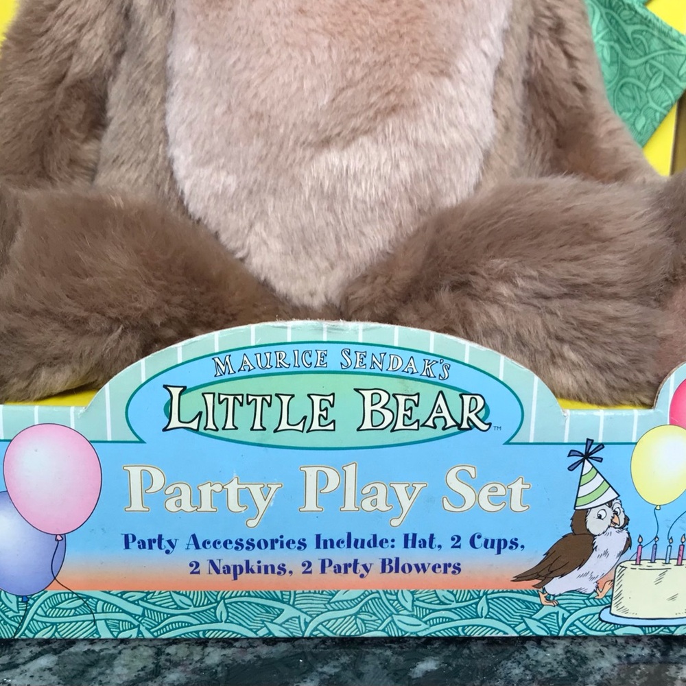 Vintage Maurice Sendak’s Little Bear Birthday Party Play Set by Eden NEW IN BOX - Picture 8 of 11